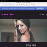 $1 Alexia Cage Trial Membership