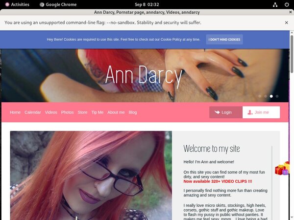 Ann Darcy Sign Up Page Ann Darcy Sign Up Page