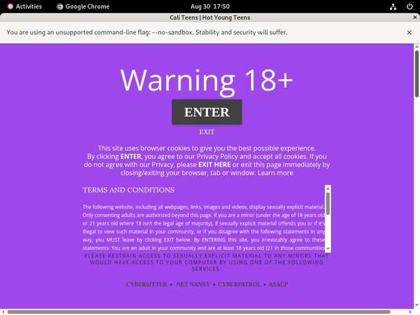 Cali Teens Password Forum