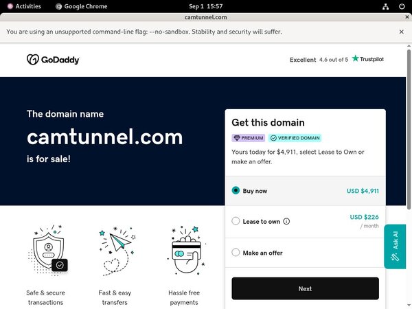 Camtunnel.com Limited Rate