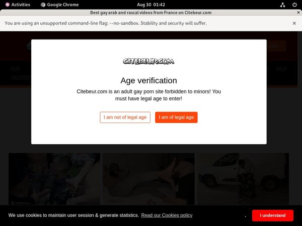 Citebeur Hacked Account