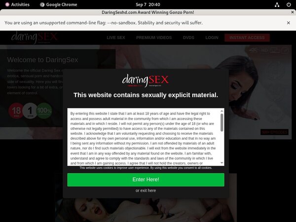 Daring Sex Websites