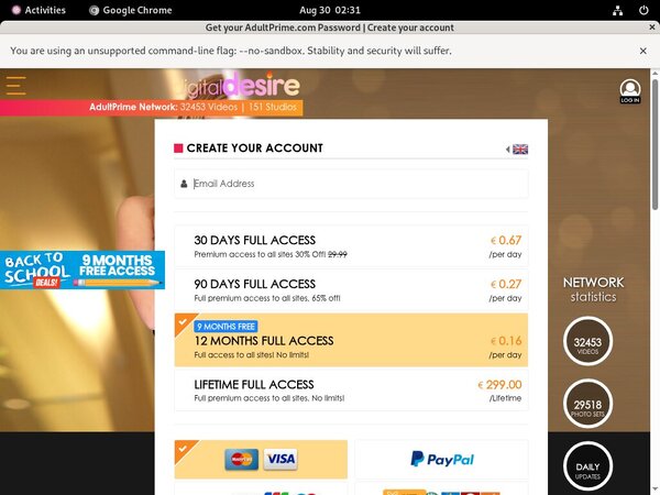 Digitaldesire.com New Password