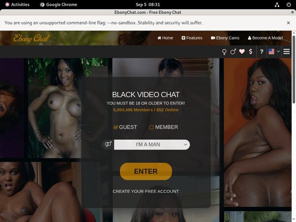 Ebonychat Account Membership Ebonychat Account Membership