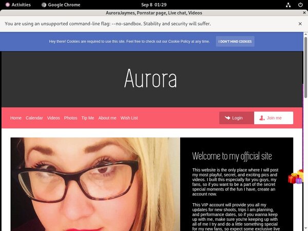 Free AuroraJaymes Login Account