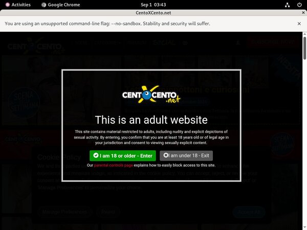 Free Centoxcento.net Hacked Login
