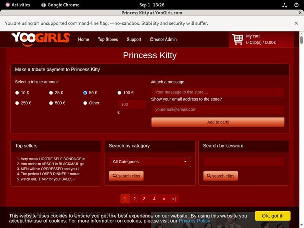 Free Princess Kitty Porn