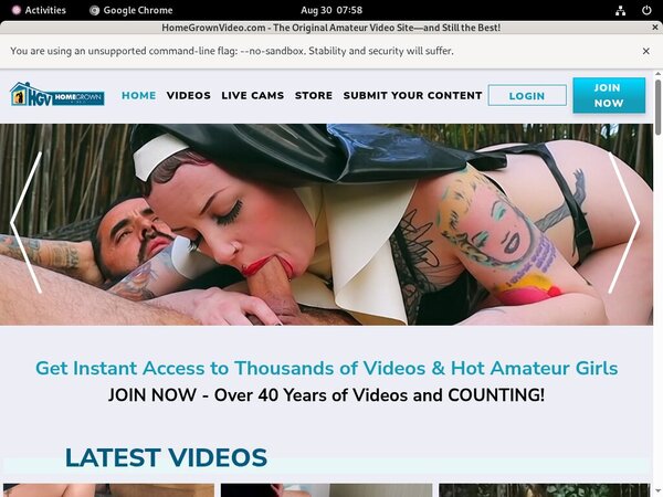 Login Homegrownvideo.com Login Homegrownvideo.com