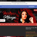 MistressAlexya Page