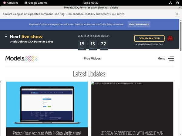 Models XXX Billing Page