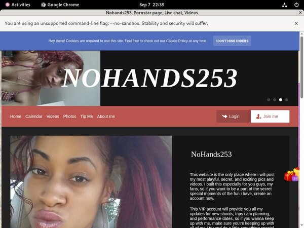 Nohands253 Nude Videos