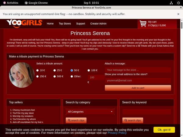 Princess Serena Free Accounts And Passwords Princess Serena Free Accounts And Passwords