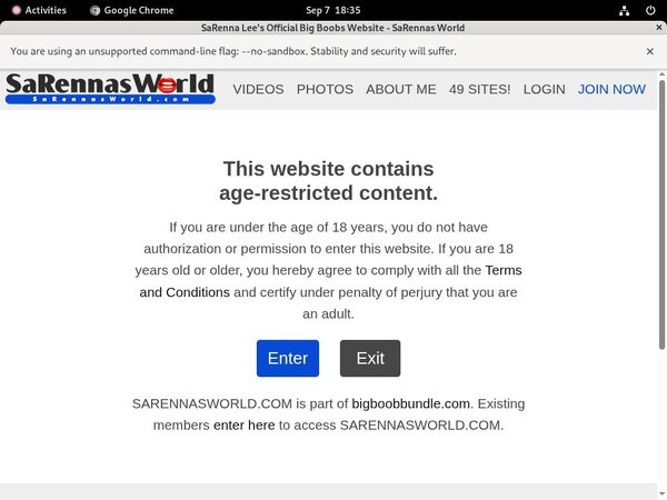Sarennasworld.com Billing Form