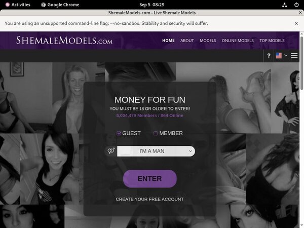 Shemalemodels Account