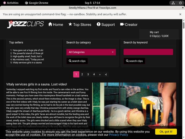 Smelly Milana Paysites Reviews