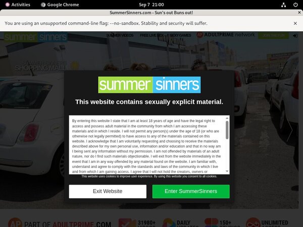 Summer Sinners Subscription