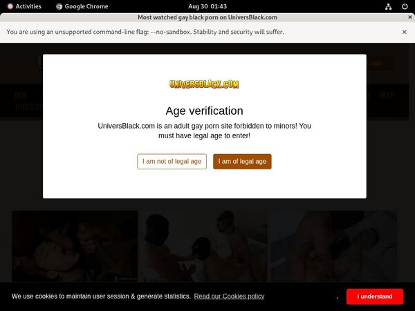 Univers Black Login Ids
