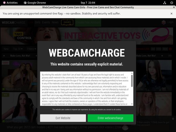Webcamcharge.com Secret Girls