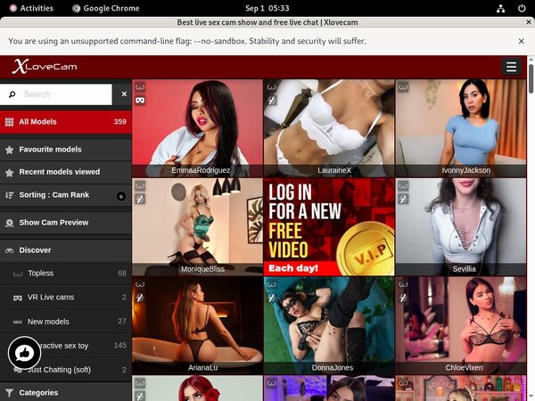 X Love Cam Passwords