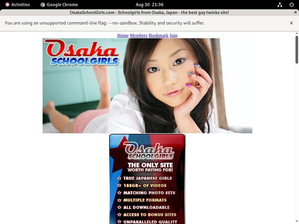 Osaka Schoolgirls Discount Membership Link